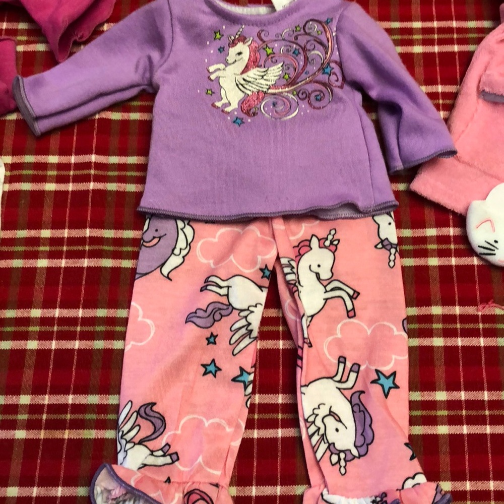 AG pink stars outfit & two other outfits for doll - Picture 2 of 4